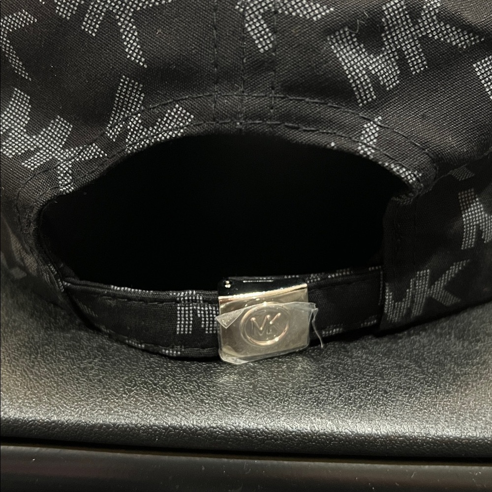 Michael Kors | Black MK Logo Hat - Picture 4 of 8